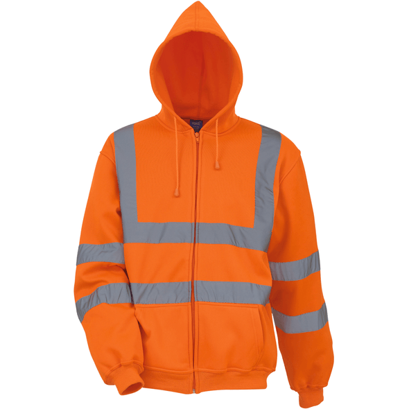 Yoko | High visibility hooded sweatshirt jacket
